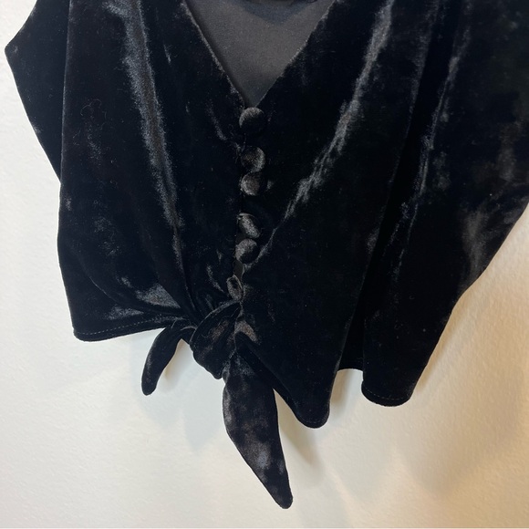 Urban Outfitters velvet bralette top - Picture 2 of 5